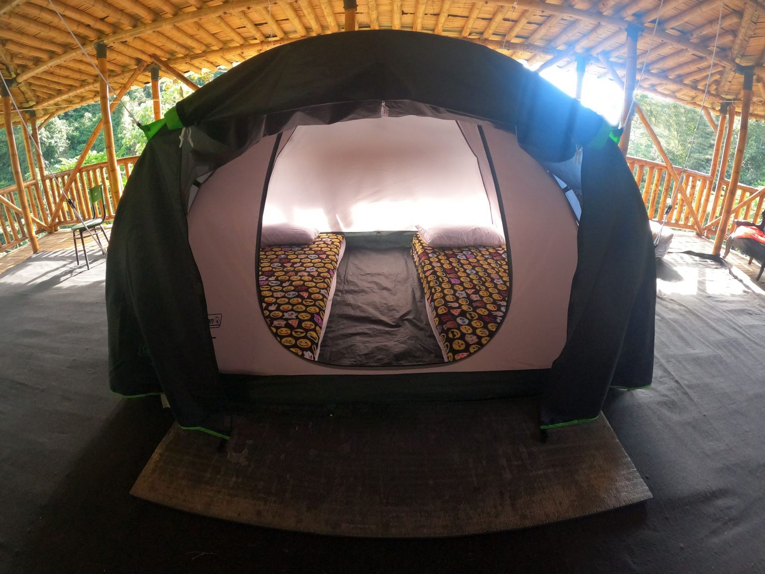 alojamiento en camping