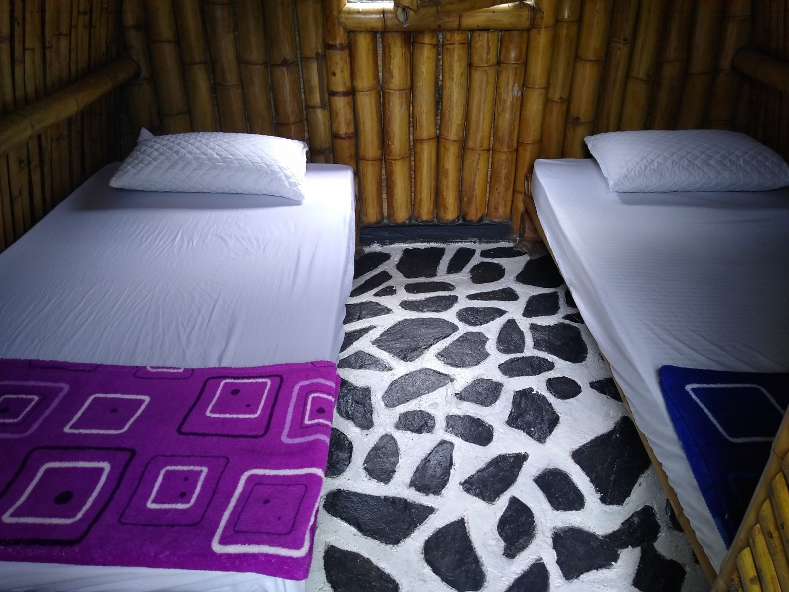 cabaña iglu interior